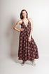 Lali - Vestito floreale con collo alto